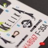 KELIK K48067 F-35A INTERIOR 3D DECALS FOR TAMIYA KIT 1/48